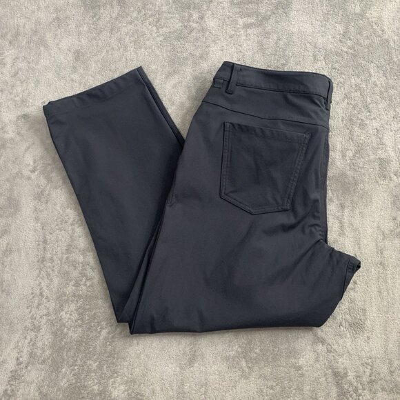 Lululemon ABC Pants Mens 38x29” Gray Trouser Warpstreme Stretch Golf Casual Work - Picture 1 of 14